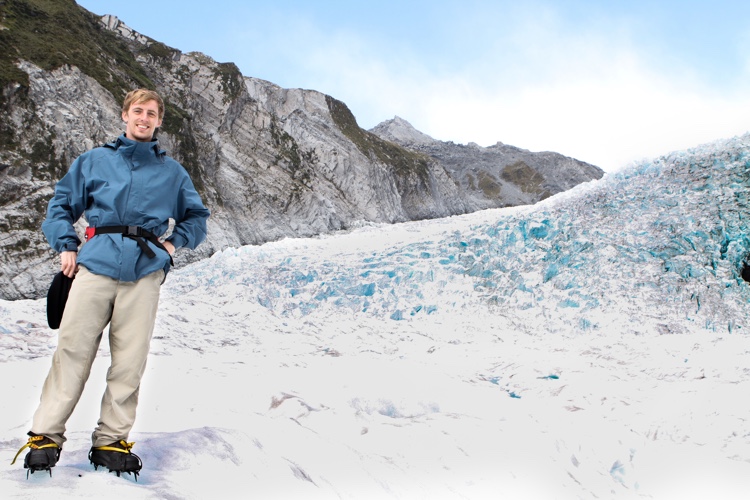 Hiking the Franz Josef Glacier on the south island of New Zealand
